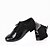 olcso Latin cipők-Férfi Báli Pihe / Bőrutánzat Magassarkúk Fűző Vaskosabb sarok Személyre szabható Dance Shoes Fekete / Teljesítmény