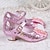 cheap Kids&#039; Princess Shoes-Girls&#039; Heels Comfort Princess Shoes Glitter Little Kids(4-7ys) Wedding Casual Dress Crystal Bowknot Imitation Pearl Pink Blue Pink Spring &amp; Summer