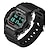 levne Sportovní hodinky-Pánské Sportovní hodinky Náramkové hodinky Digitální LED Silikon Kapela Černá Černá Žlutá Červená Modrá