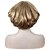 cheap Synthetic Trendy Wigs-Synthetic Wig Curly Curly Wig Short Blonde Synthetic Hair