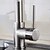 billige Kjøkkenkraner-Kjøkken Kran - Enkelt Håndtak Et Hull Nikkel Børstet Uttrekkbar Centersat Moderne Kitchen Taps