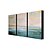halpa Maisemataulut-Hang-Painted öljymaalaus Maalattu - Maisema Moderni Sisällytä Inner Frame / 3 paneeli / Venytetty kangas