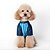 voordelige Hondenkleding-Hond T-shirt Puppy kleding Gestreept Hondenkleding Puppy kleding Hondenoutfits Blauw Roze Kostuum voor Girl and Boy Dog Textiel Binnenwerk Katoen S M L XL XXL