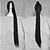 Χαμηλού Κόστους Περούκες μεταμφιέσεων-Γυναικείο Συνθετικές Περούκες Ίσια Μαύρο κοστούμι περούκα φορεσιά περούκες