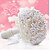 cheap Wedding Flowers-Wedding Flowers Bouquets Wedding / Party / Evening Bead / Crystal / Lace 9.84&quot;(Approx.25cm)