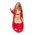 abordables Chaussures filles-Fille Chaussures Similicuir Printemps / Eté Chaussures à Talons Boucle pour Rouge / Rose / Argenté