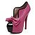 cheap Women&#039;s Heels-Women‘s Heels Summer Heels PU Casual Stiletto Heel Bowknot Black / White / Fuchsia