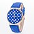 cheap Fashion Watches-Women&#039;s Ladies Wrist Watch Quartz Leather Black / Blue / Orange Casual Watch Analog Dot Fashion - Purple Red Orange One Year Battery Life / Tianqiu 377