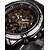 cheap Mechanical Watches-WINNER Men&#039;s Skeleton Watch Wrist Watch Mechanical Watch Automatic self-winding Luxury Water Resistant / Waterproof Hollow Engraving Luminous Analog Gold / White White / Black Black / Stainless Steel