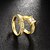 voordelige Ring-Dames Zirkonia Bandring Ringen Set Zirkonia Kubieke Zirkonia Titanium Staal Dames Modieus Modieuze ringen Sieraden Voor Bruiloft Feest Dagelijks Causaal