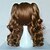 voordelige Kostuumpruiken-Cosplay Pruiken Synthetische pruiken Kostuum pruiken Golvend Natuurlijk golvend Natuurlijk golvend Pruik Bruin Synthetisch haar Dames Bruin hairjoy