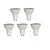 abordables Ampoules électriques-5pcs 7 W Spot LED 550-600 lm GU10 MR16 21 Perles LED SMD 2835 Blanc Chaud 100-240 V / 5 pièces / RoHs / LVD