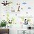 Χαμηλού Κόστους Αυτοκόλλητα Τοίχου-Wall Stickers Wall Decals, Cute Cartoon Panda Bamboo PVC Wall Sticker