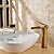 זול ברזים לחדר האמבטיה-חדר רחצה כיור ברז - FaucetSet פליז כלי חור ידית אחת אחתBath Taps