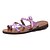 cheap Women&#039;s Sandals-Women&#039;s Shoes Glitter Summer Flat Heel For Casual Black Silver Purple