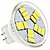 abordables Ampoules électriques-5 pièces 3 W Spot LED 350 lm MR11 MR11 15 Perles LED SMD 5730 Décorative Blanc Chaud Blanc Froid 12 V
