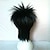 preiswerte Kostümperücke-Cosplay Perücken Synthetische Perücken Perücken Glatt Wellen Gerade Perücke Schwarz Synthetische Haare Damen Schwarz hairjoy