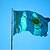 olcso Léggömb-Új 90 * 150cm lóg Kazahsztán nemzeti zászló zászló kültéri beltéri lakberendezés (nélkül zászlórúd)