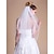 cheap Gifts &amp; Decorations-Two-tier Wedding Veil Elbow Veils with Rhinestone 31.5 in (80cm) Tulle