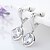 abordables Boucle d&#039;Oreille-Femme Boucle d&#039;Oreille Pendantes Boucle d&#039;Oreille Créoles Pierres de naissance Argent sterling Argent Des boucles d&#039;oreilles Bijoux Argent Pour Mariage Soirée Quotidien Décontracté