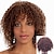 Χαμηλού Κόστους Συνθετικές Trendy Περούκες-Συνθετικές Περούκες Σγουρά Ασύμμετρο κούρεμα Περούκα Κοντό Σκούρο Καστανοκόκκινο Συνθετικά μαλλιά Γυναικεία Φυσική γραμμή των μαλλιών Καφέ