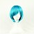 abordables Perruques de déguisement-Perruque de cosplay Perruque Synthétique Perruques de Déguisement Droit Droite Coupe Asymétrique Perruque Moyen Bleu Cheveux Synthétiques Femme Ligne de Cheveux Naturelle Bleu