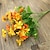 abordables Fleurs artificielles-dessus de table en soie style pastoral fleuri 1bouquet 30cm/12&quot;