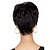 abordables Perruques Synthétiques-Perruque Synthétique Avec Frange Perruque Noir Cheveux Synthétiques Femme Noir