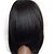 cheap Human Hair Wigs-Human Hair Glueless Full Lace Full Lace Wig Bob Side bangs style Brazilian Hair Straight Wig 130% Density with Baby Hair Natural Hairline African American Wig 100% Hand Tied Women&#039;s Short Medium