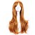 cheap Costume Wigs-70 cm harajuku anime colorful cosplay wigs young long curly synthetic hair wig blonde wigs for halloween costume Halloween