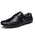 cheap Men&#039;s Slip-ons &amp; Loafers-Men&#039;s Shoes Leather Spring / Summer / Fall Comfort Flat Heel Black / Brown