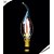 billige Stearinlyslamper med LED-1pc 1.5 W 2200/2700 lm E14 LED-lysestakepærer C35 2 LED perler COB Mulighet for demping / Dekorativ Varm hvit 220-240 V / 1 stk.