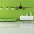 cheap Wall Stickers-Shapes Transportation Wall Stickers Plane Wall Stickers Decorative Wall Stickers, PVC Home Decoration Wall Decal Wall