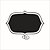 baratos Adesivos de Parede-Autocolantes de Parede Decorativos - Autocolantes de Parede Quadro-Negro Moda Formas Desenho Animado Sala de Estar Quarto Banheiro