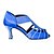 economico Scarpe da ballo-Per donna Scarpe per balli latini / Liscio Raso Sandali Con diamantini Tacco cubano Non personalizzabile Scarpe da ballo Nero / Blu / Giallo / Scamosciato