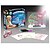 baratos Desenho Brinquedos-Brinquedo para Desenhar Lousas Mágicas Iluminação de LED Fluorescente 3D Plástico Papel ABS 100 pcs Peças Para Meninos Para Meninas Brinquedos Dom