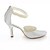cheap Wedding Shoes-Women&#039;s Stiletto Heel Wedding Dress Party &amp; Evening Pearl Stretch Satin Summer Ivory