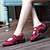 baratos Sapatos de Dança-Sapatos de Dança(Preto / Verde / Vermelho) -Feminino-Não Personalizável-Tênis de Dança