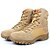 cheap Men&#039;s Boots-Men&#039;s Flat Heel Lace-up Suede 20.32-25.4 cm / Mid-Calf Boots Comfort / Cowboy / Western Boots / Bootie Spring / Summer / Fall Taupe / Beige / Athletic / Winter / Outdoor / Office &amp; Career