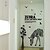 economico Adesivi murali-Animali Moda Adesivi murali Adesivi aereo da parete Adesivi decorativi da parete Materiale Rimovibile Decorazioni per la casaSticker