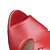 levne Dámské sandály-Dámské Boty Koženka Jaro Léto Podzim Vysoký Pro Ležérní Šaty Party Bílá Černá Červená Růžová