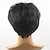 cheap Synthetic Wigs-Synthetic Wig Straight Straight Wig Black Synthetic Hair