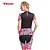 cheap Men&#039;s Clothing Sets-TASDAN Women&#039;s Short Sleeve Cycling Jersey with Shorts Summer Nylon Polyester Black Pink Light Grey Dot Bike Shorts Jersey Padded Shorts / Chamois Breathable 3D Pad Quick Dry Reflective Strips Back