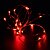 Недорогие LED ленты-2m 20-водить напольное украшение праздник красный / фиолетовый / зеленый свет водить свет шнура (4.5V)