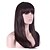halpa פיאות סינטטיות אופנתיות-Synthetic Wig Straight Straight Wig Medium Length Brown Synthetic Hair Women&#039;s Brown