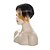 cheap Synthetic Trendy Wigs-capless short synthetic wig colorful in the front bang suit for party and cosplay