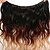 olcso Természetes színű copfok-3 csomag Brazil haj Hullámos haj Klasszikus Szűz haj Ombre 12-26 hüvelyk Ombre Emberi haj sző Human Hair Extensions / 10A