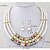 cheap Jewelry Sets-Women&#039;s Crystal Layered Jewelry Set - Pearl, Imitation Pearl, Rhinestone European, Fashion, Multi Layer Include Necklace / Earrings Rainbow For Party / Daily / Casual / Imitation Diamond