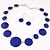baratos Conjunto de Bijuteria-Mulheres Conjunto de jóias - Importante, Europeu, Color Block Incluir Colar / Brincos Vermelho / Azul / Arco-Íris Para Festa Diário Casual / Colares