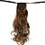 baratos Apliques de cabelo-De alta temperatura peruca marrom 50 centímetros de arame estilo cinta cabelos longos cor de rabo de cavalo 10